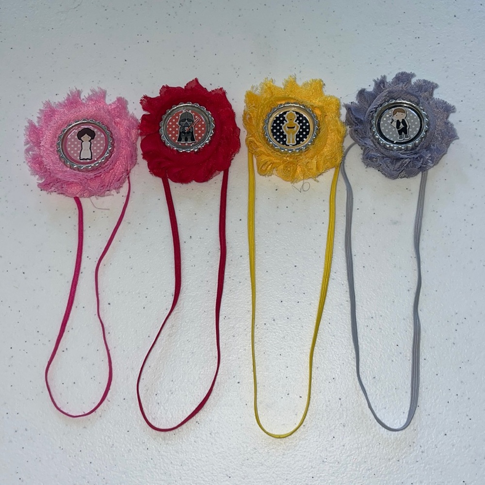 Little Girl Star Wars Headbands Bundle